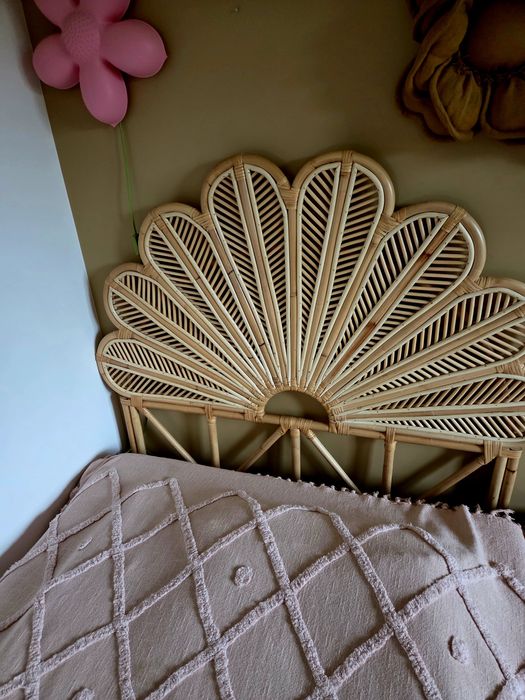 Łóżko boho 120x200 materac zagłówek boho stelaż Bielsko- Biała
