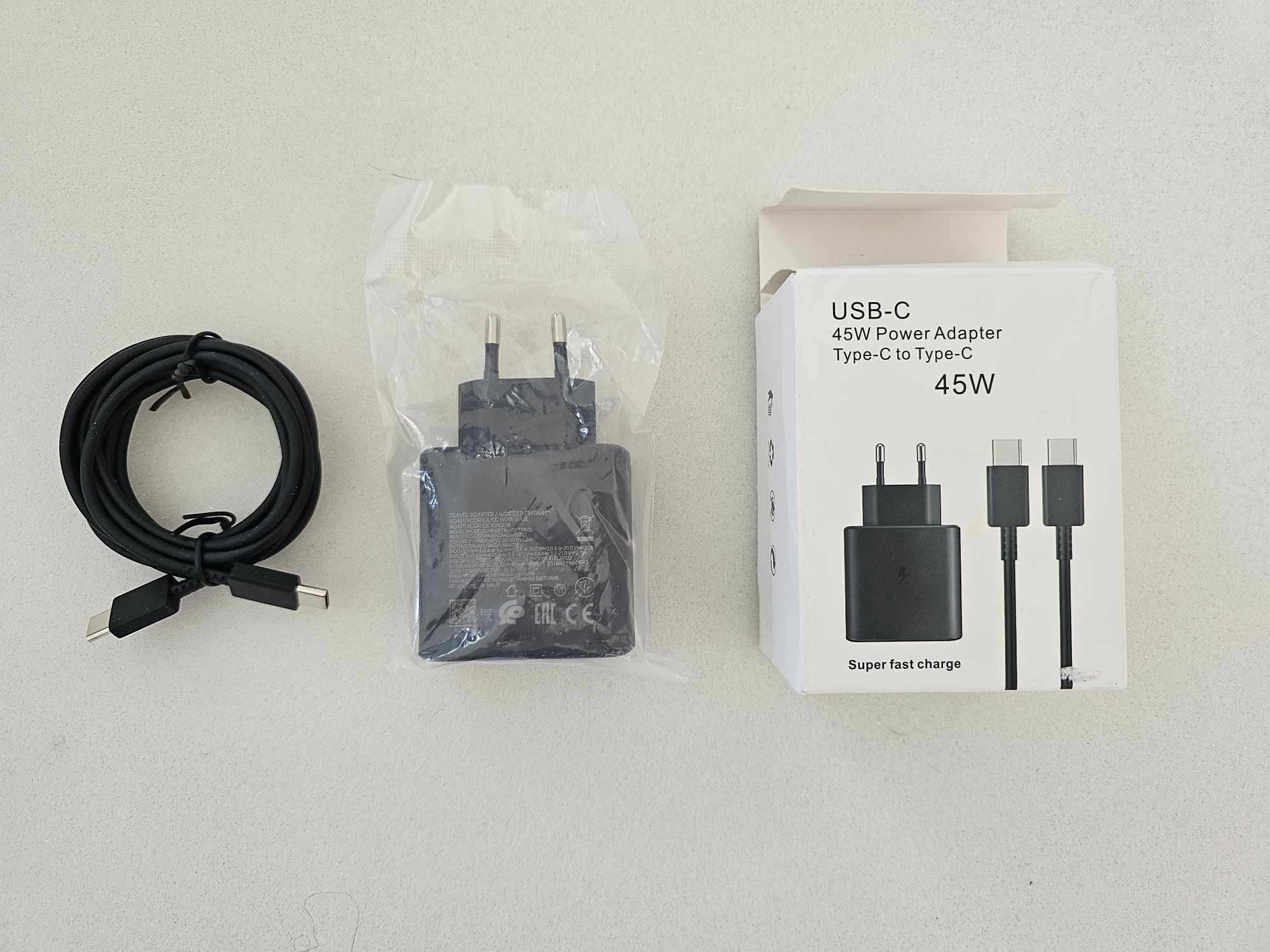 Szybka Ładowarka do telefonu Super Fast Charging 45W USB-C