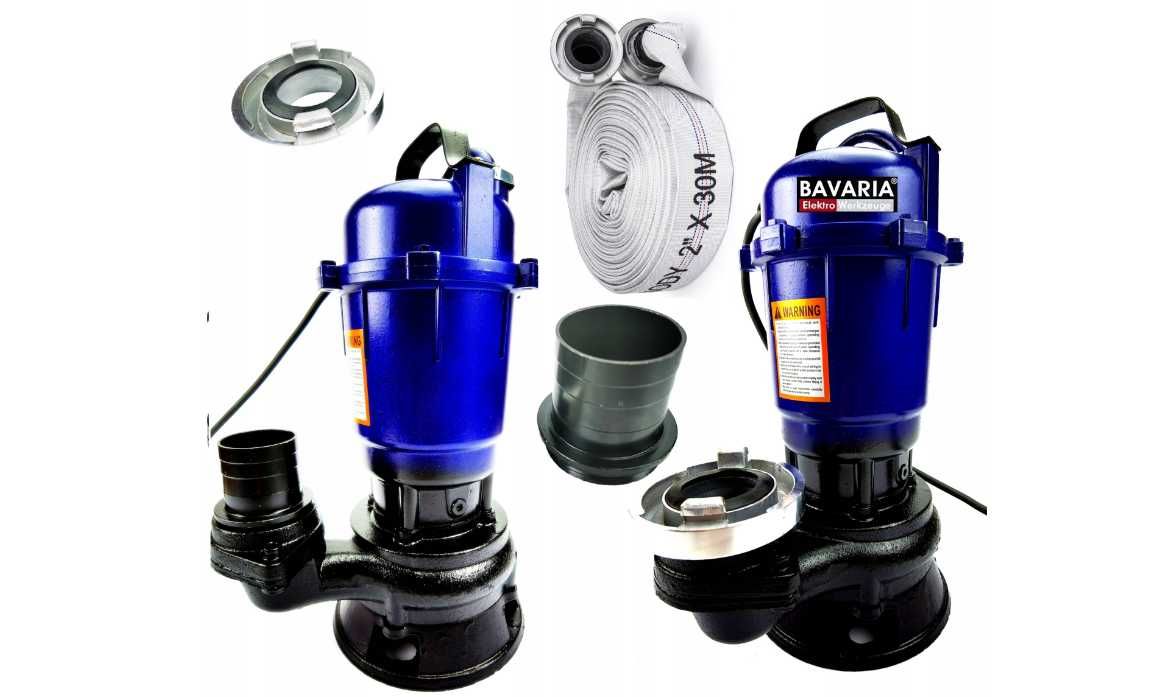 POMPA DO WODY CZYSTEJ SZAMBA Brudnej Z Rozdrabniaczem 3150W +20m wąż