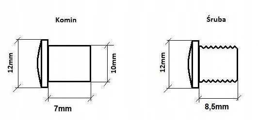 Shimano śruby i kominy mechanizmu korbowego M552 FC-M522 FC-T551