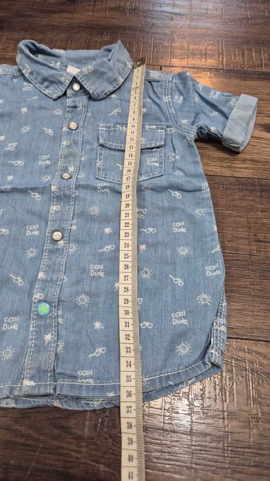 046 P koszula nr 2 kr r kratka F&F rozmiar 80 na 12 miesięcy