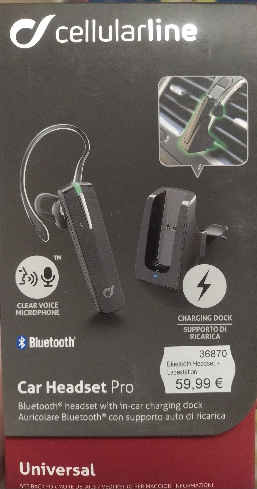 Bluetooth Car Headset Pro