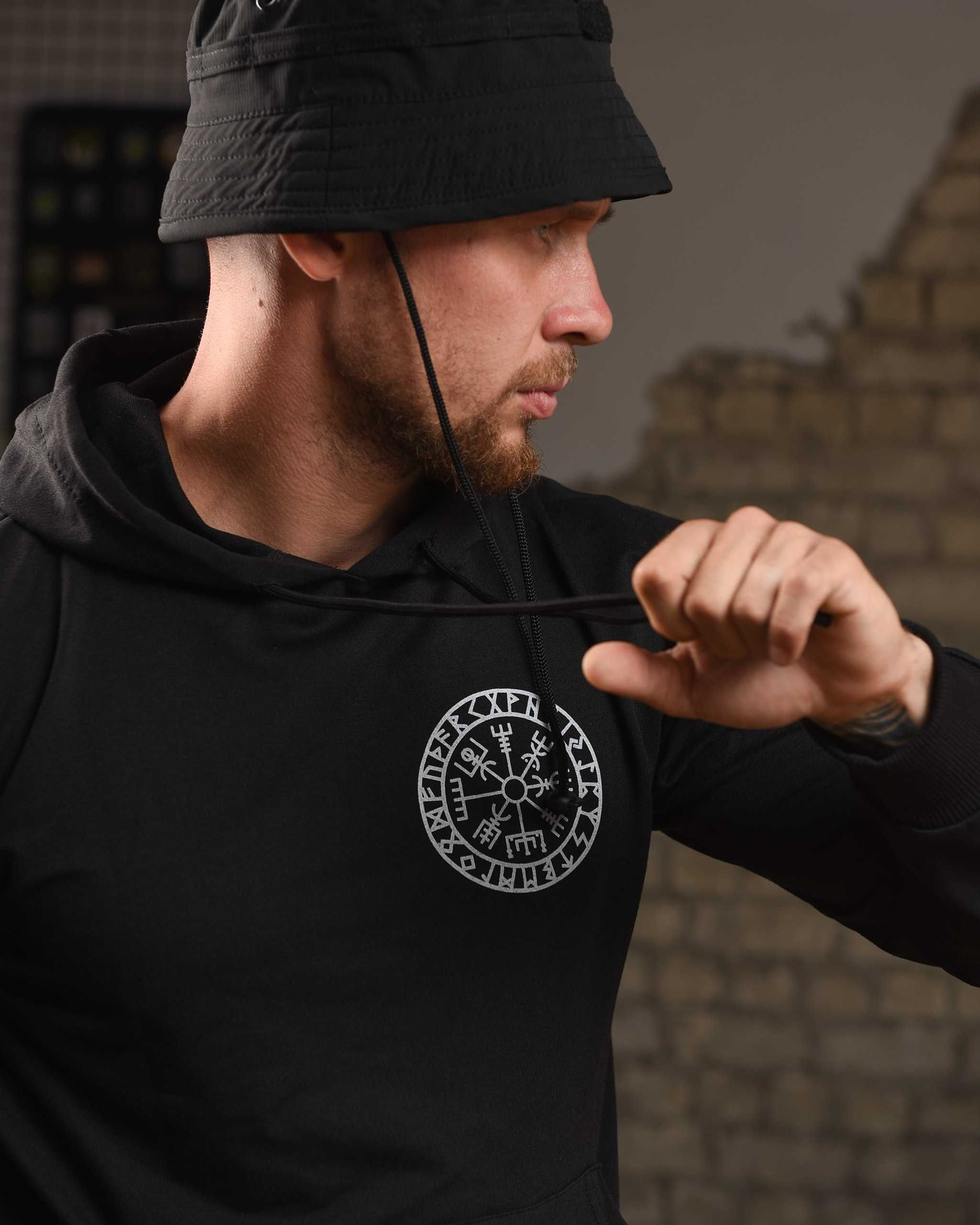 Стильний худі Maklin RUNY Black – Смерть зачекає!