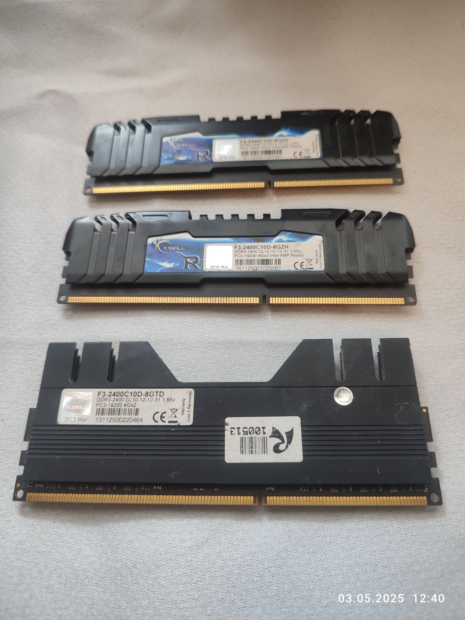 DDR3 4GB 2400mhz
