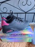 Buty sketchers czarno rózowe