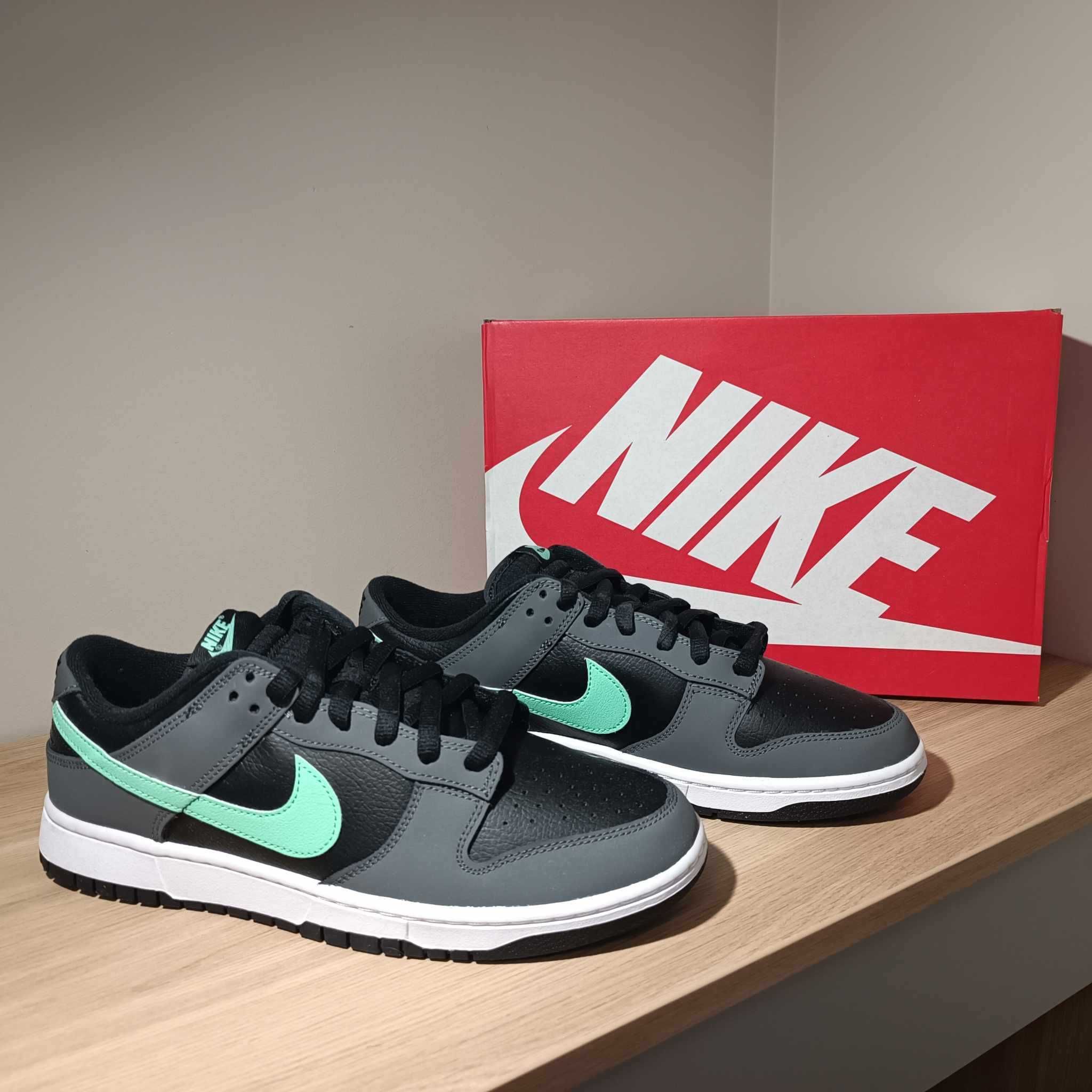 Nike Dunk Low Retro r. 45,5 (29,5 cm) Iron Grey/Green Glow-Black