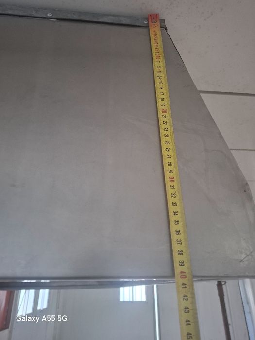 Chaminé em inox usada