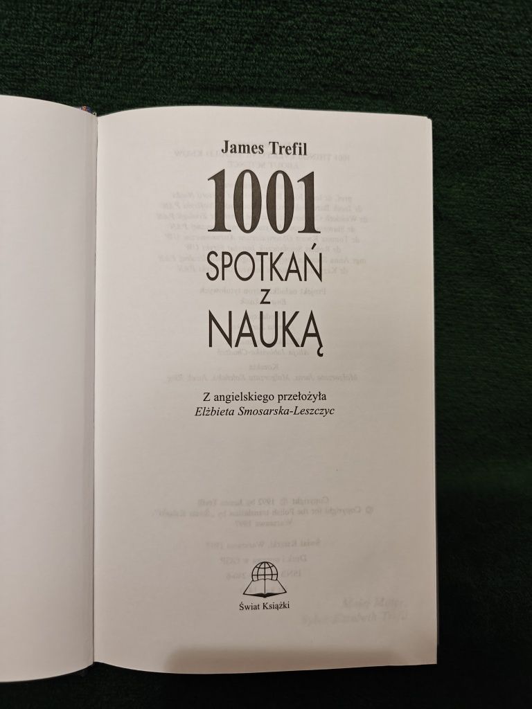 1001 spotkań z nauką James Trefil