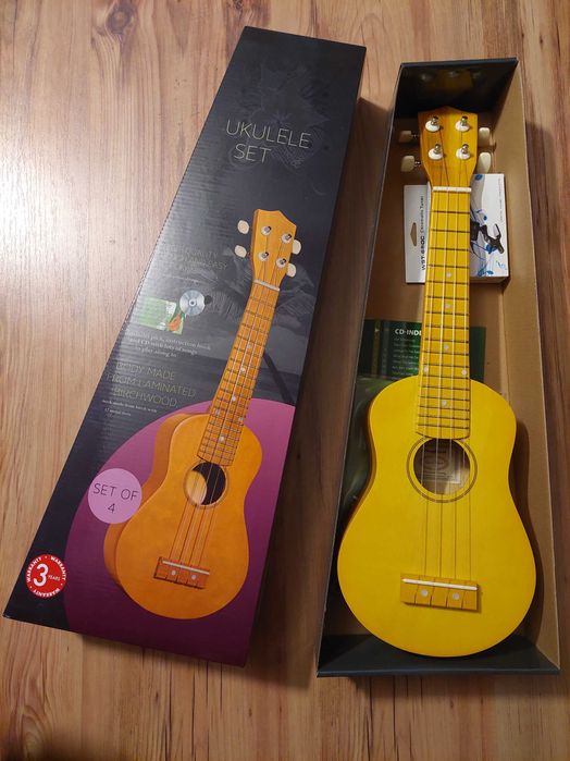 Ukulele z elektrycznym stroikiem