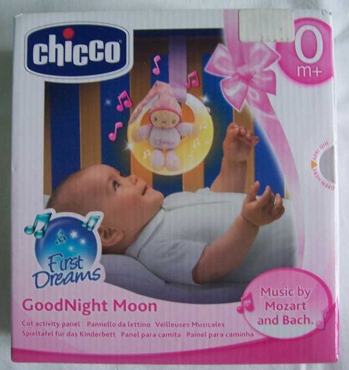 Zestaw niemowlęcy 62-74 cm + Chicco projektor muzyczny księżyc