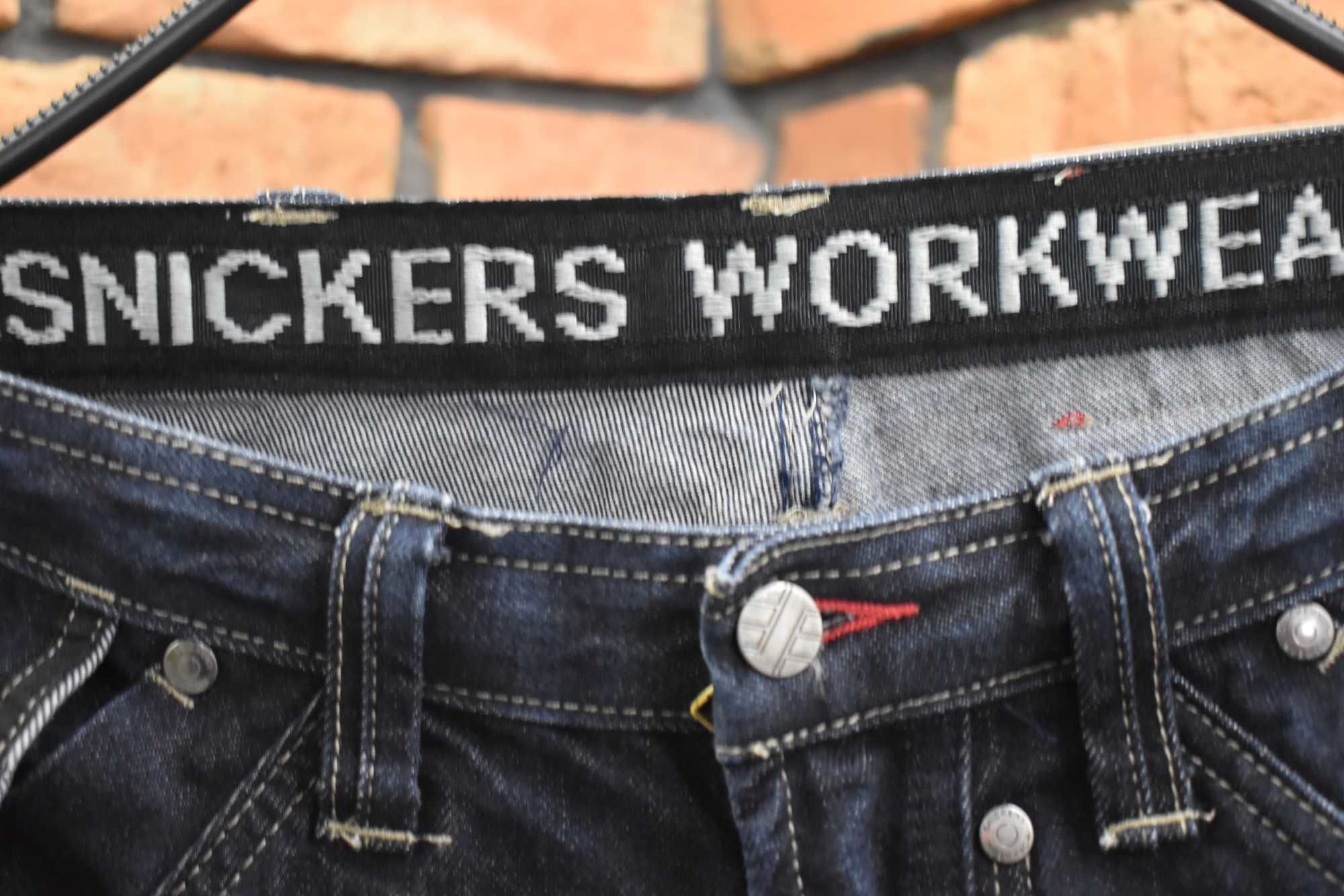 Snickers spodnie robocze Jeans denim bardzo mocne idealne 44 S