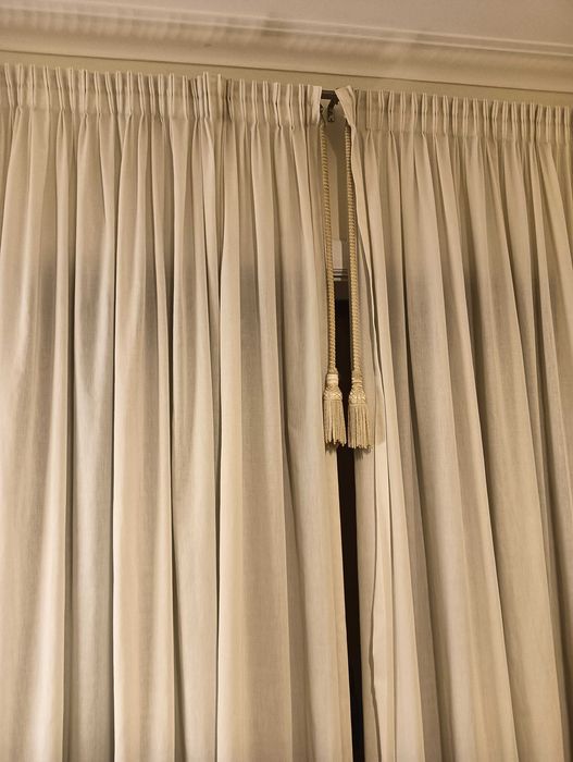 Cortinados de algodão