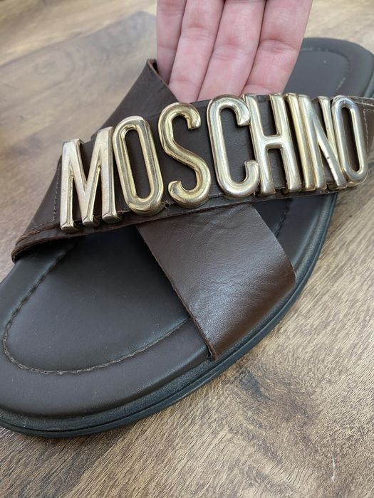 Чоловічі шльопанці/мужские шлепанцы Moschino, 43 розміру