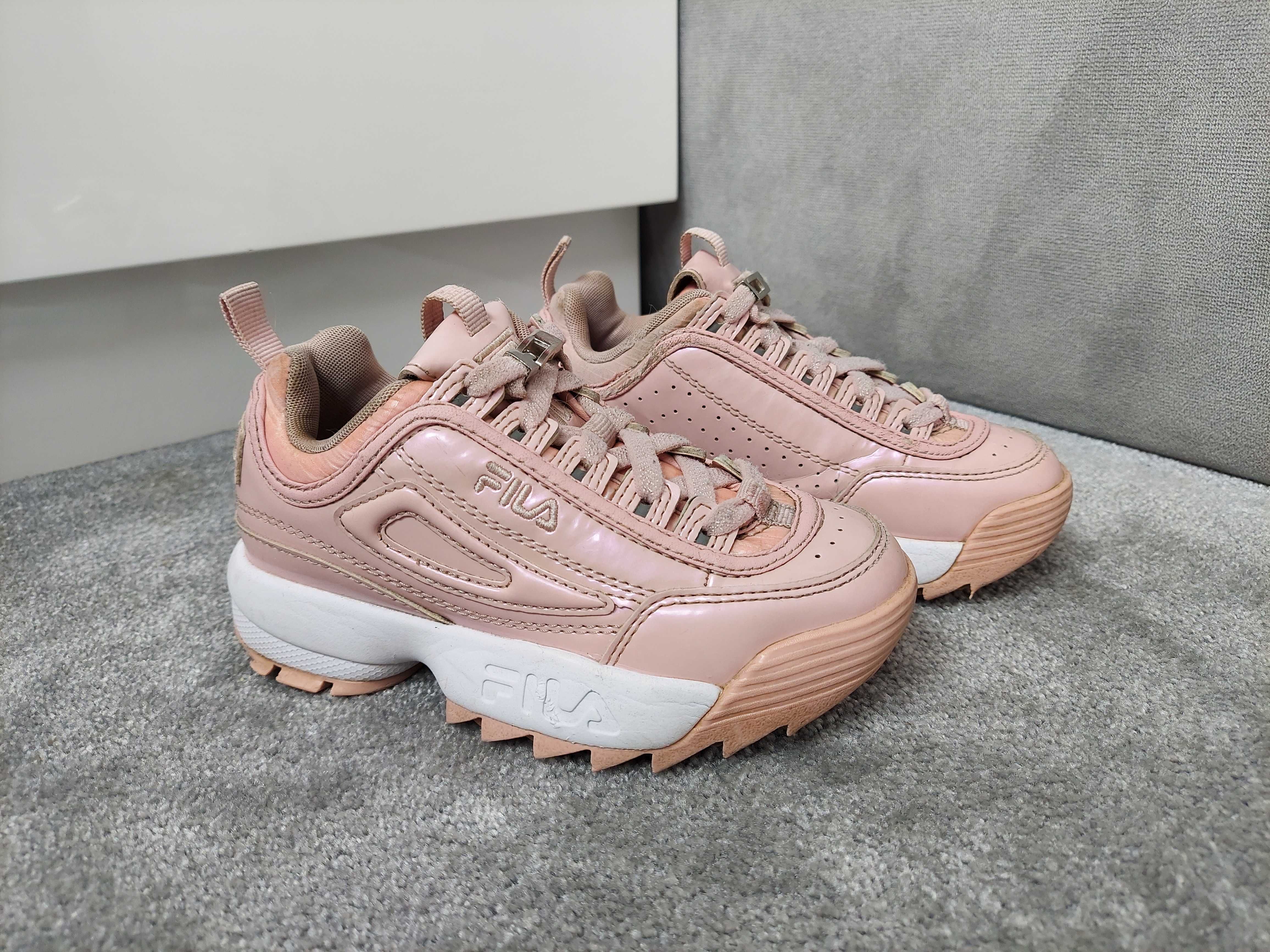 Fila Disruptor A Low Kids r.28 Dziecięce Sneakersy Różowe