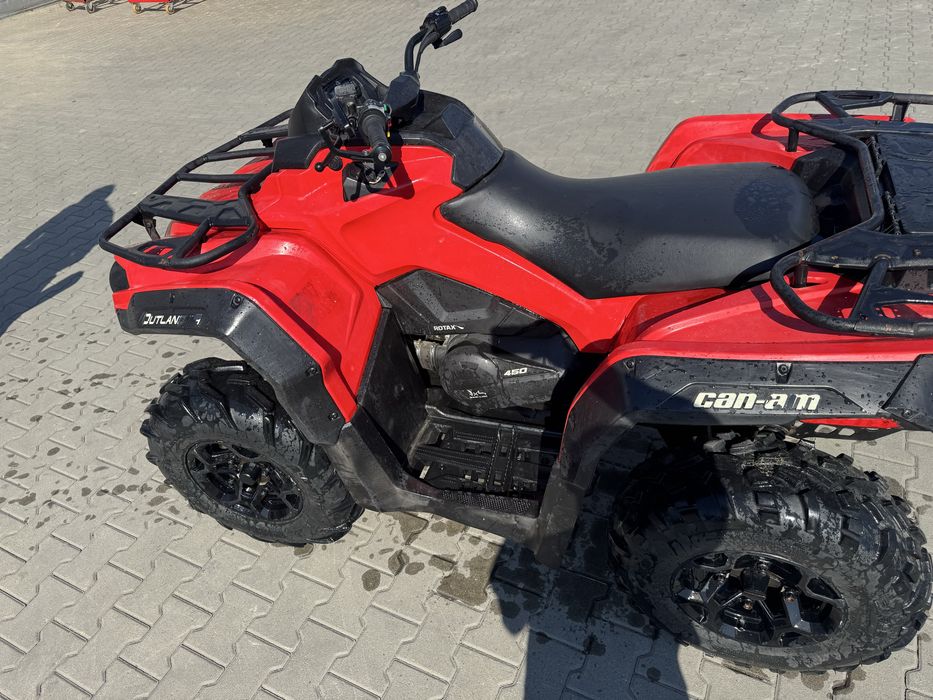 Can am 450 outlander 2017r zamiana
