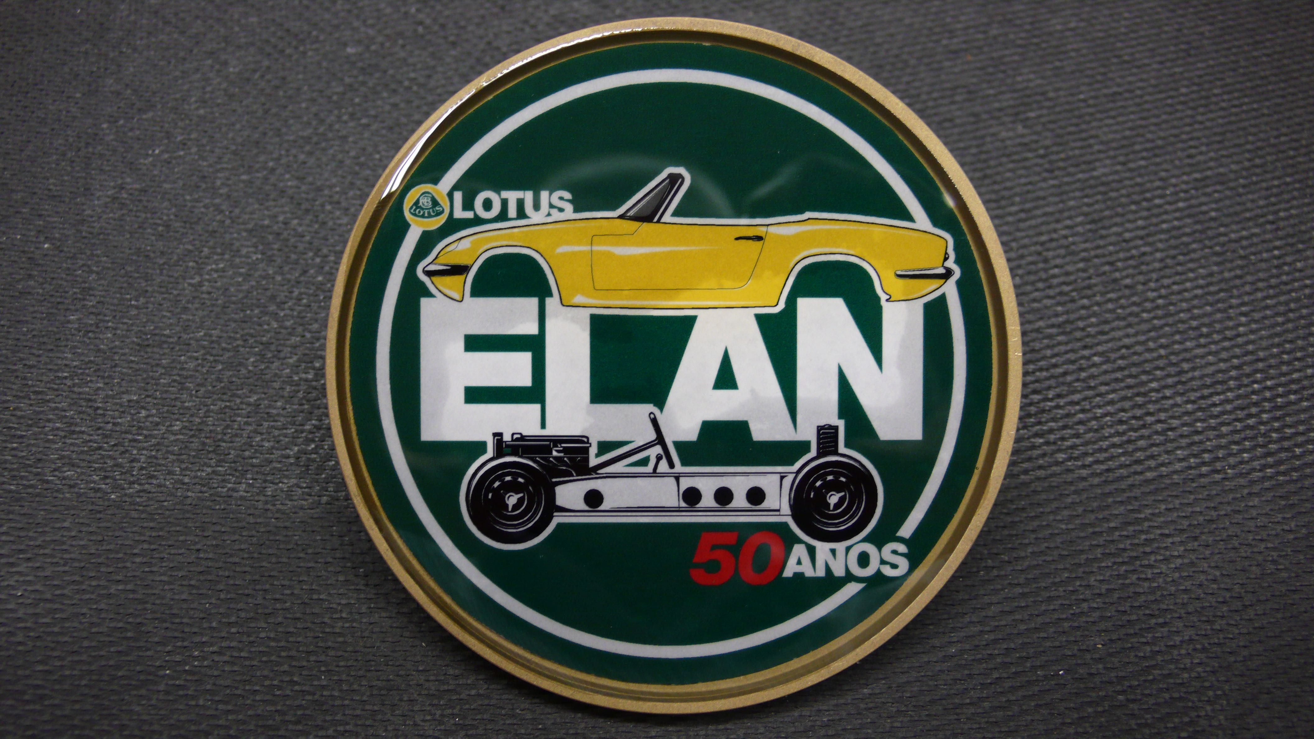 LOTUS ELAN - Medalhão do Jubileu / 50 Anos