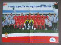 Plakat dwustronny Reprezentacji Polski w Piłce Nożnej 2001r