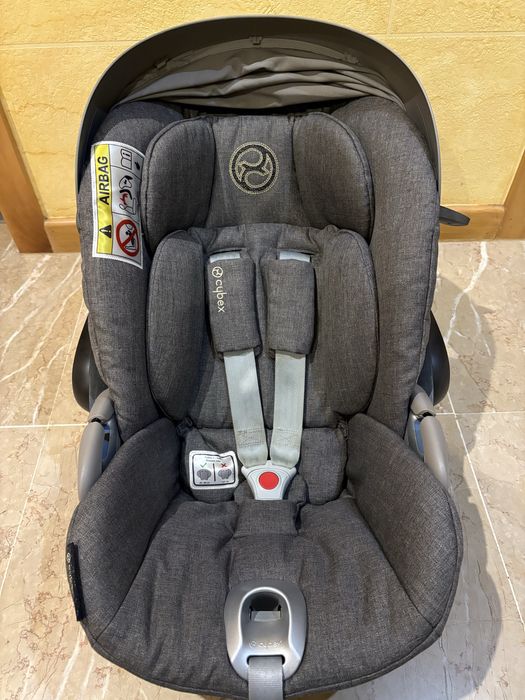 Ovo cybex cloud z + base isofix z + capa chuva