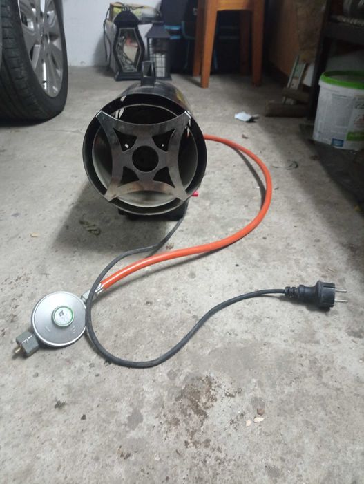 Nagrzewnica dmuchawa gazowa 15kW wąż + reduktor VOLT POLSKA -Używana