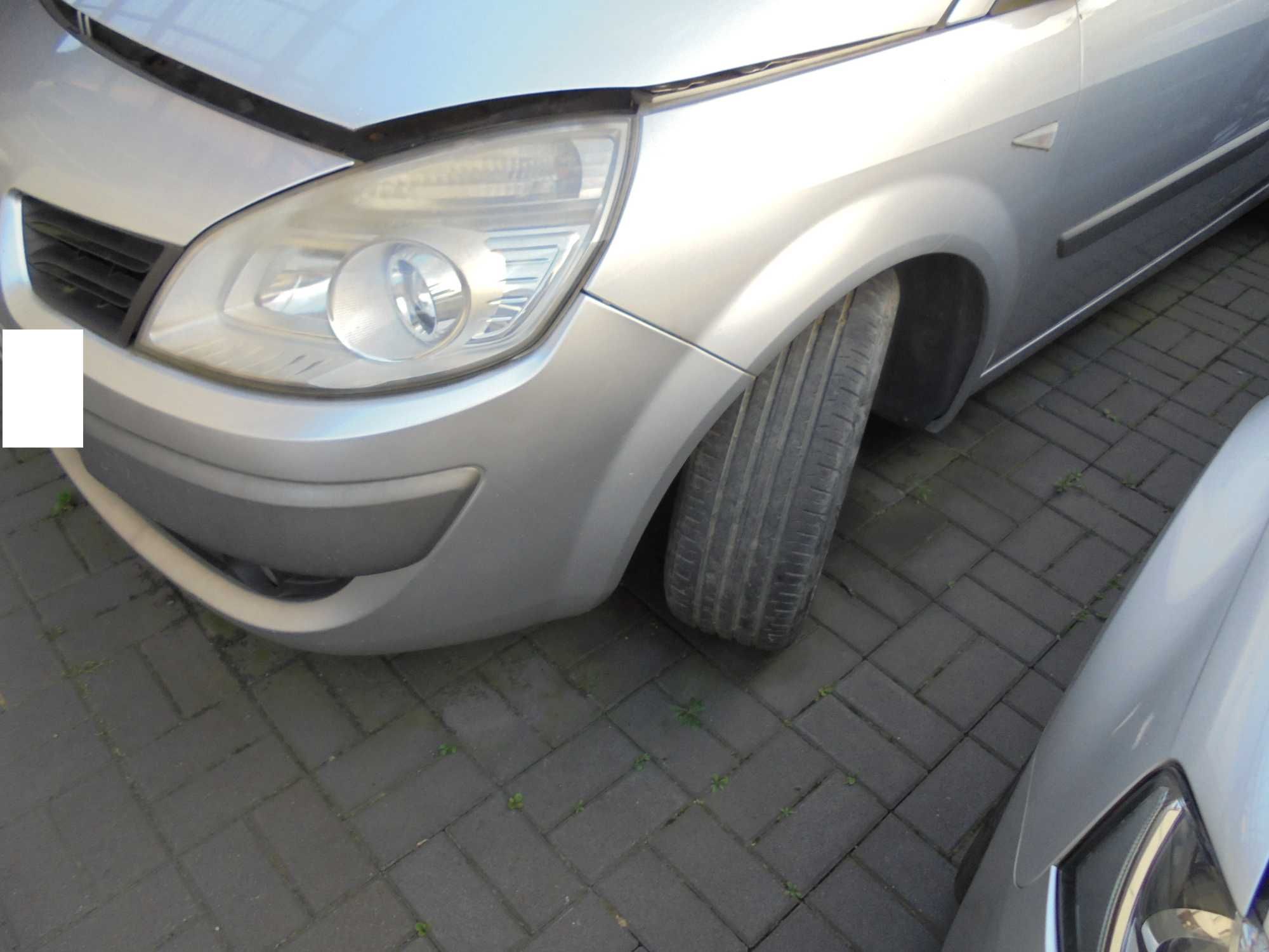 Renault Scenic II po lifcie 1.5 dci srebrny kod lakier ted69 na części