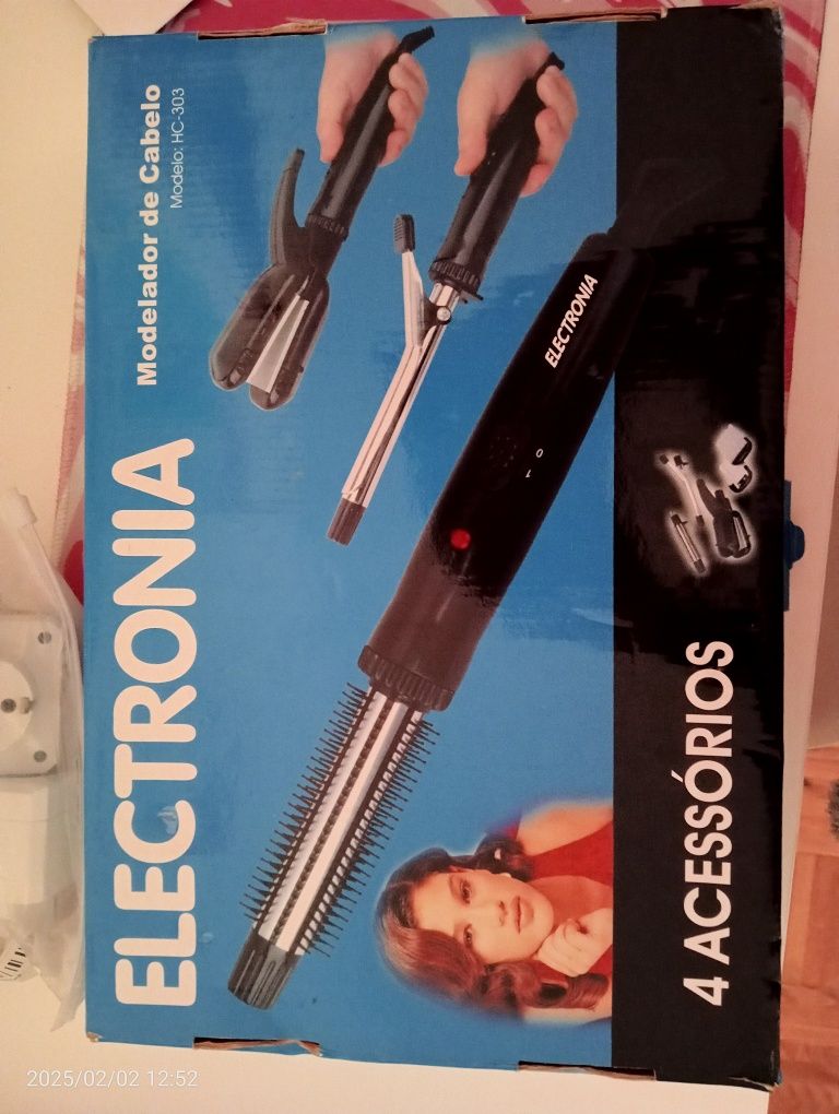 Alisador de cabelo 4 acessó serios