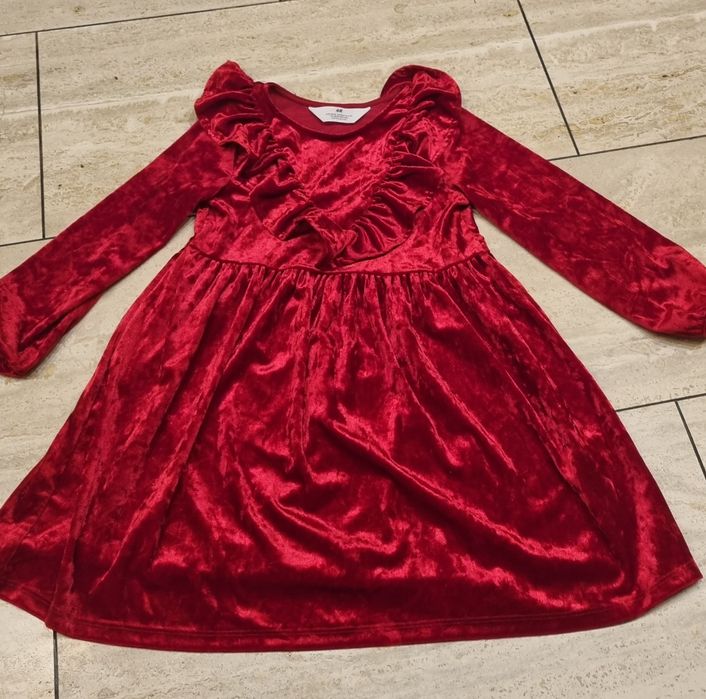 Sukienka dla dziewczynki czerwona