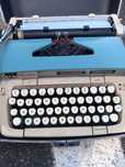 Maquina de escrever antiga Smith-Corona Galaxie Deluxe