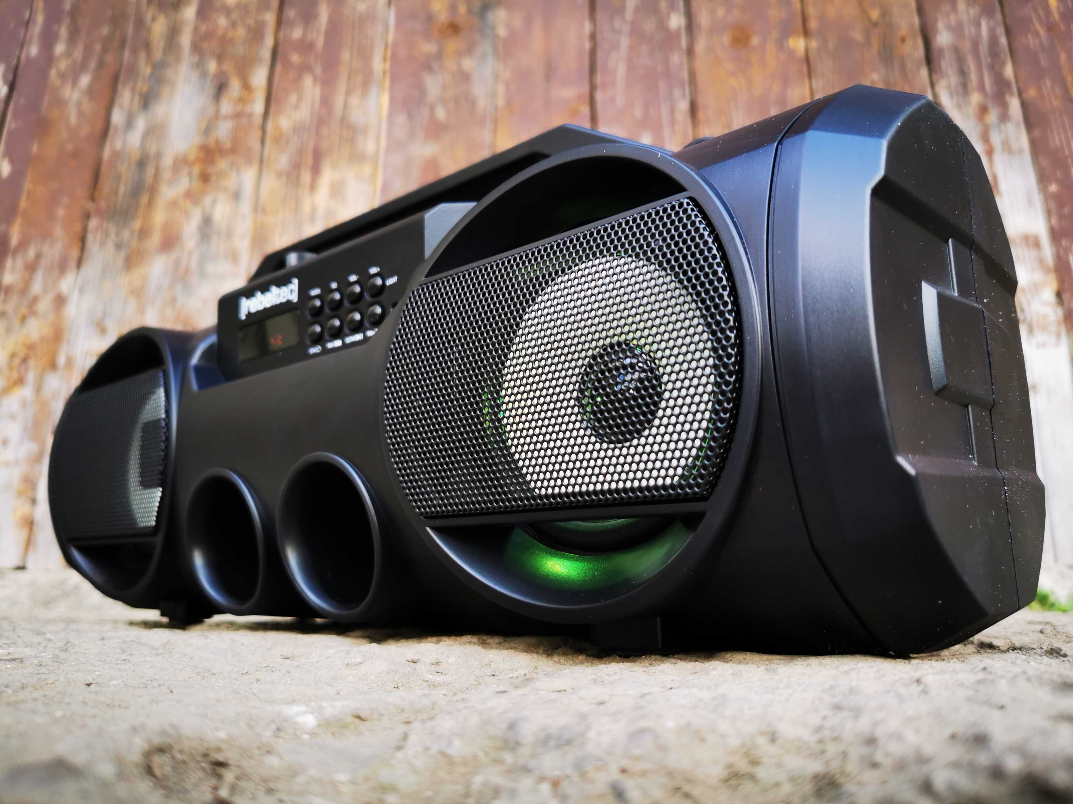 BOOMBOX Subwoofer Głośnik BLUETOOTH Radioodtwarzacz MP3 Wieża Karaoke