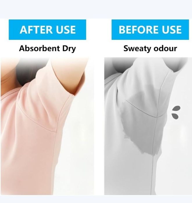 Wkładki antypotowe pod pachy, przeciwpotowe, 94 sztuki, oddychające