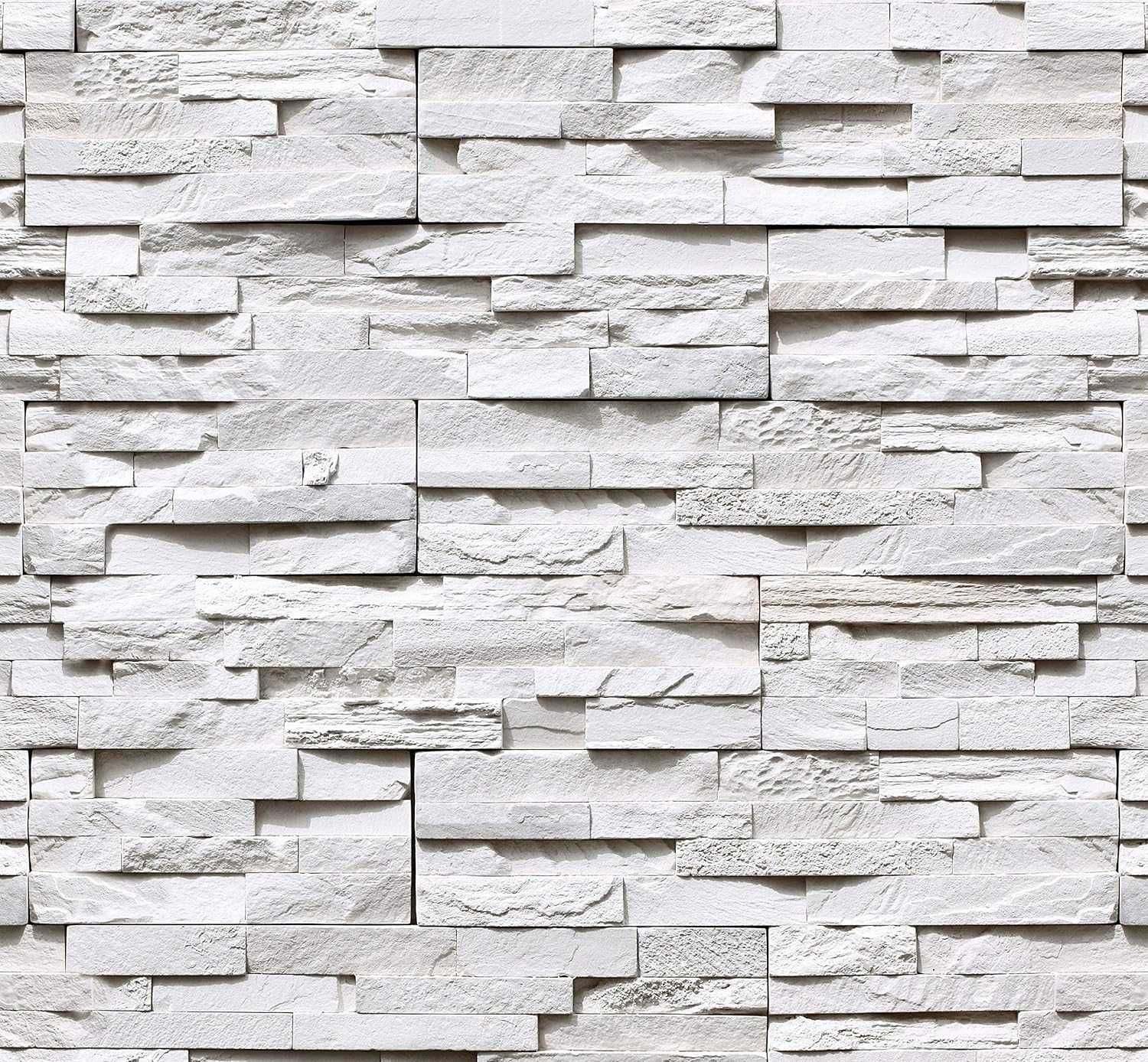 Fototapeta Kamienie Szara Cegiełka Kamień 3D 274 x 254 cm