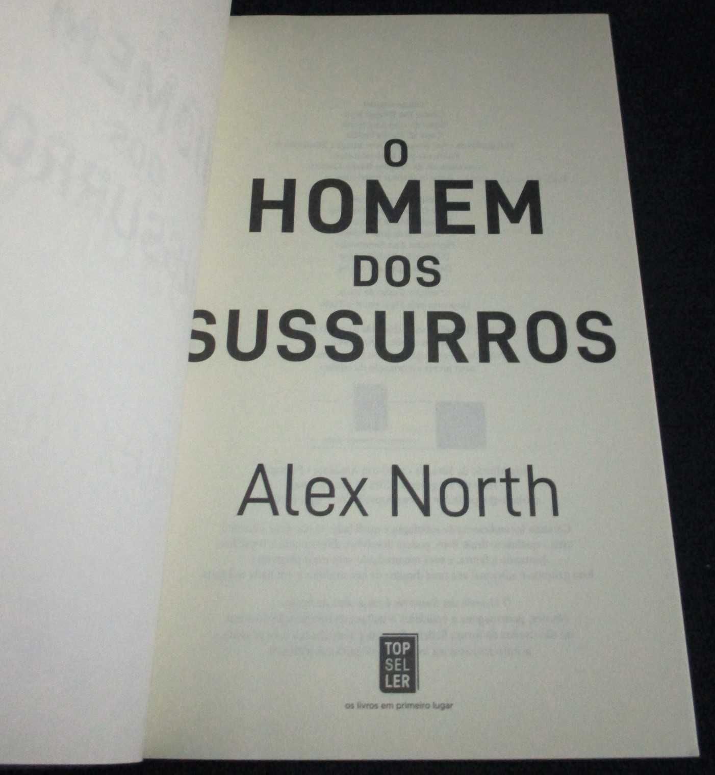 Livro O Homem dos Sussurros Alex North