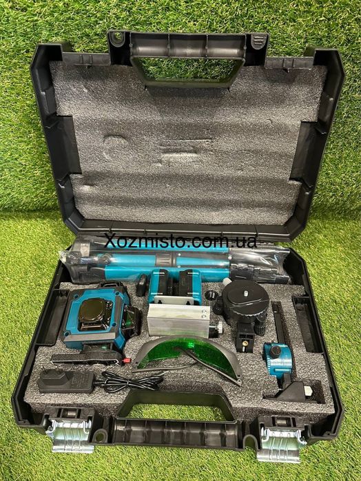 Акумуляторний лазерний нівелір Makita SK900GDZ 3D-4D рівень (24V, 5AH)