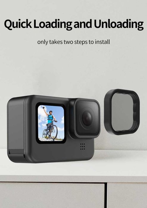 Zestaw filtrów TELESIN CPL ND8 ND16 ND32 do kamery sportowej GoPro