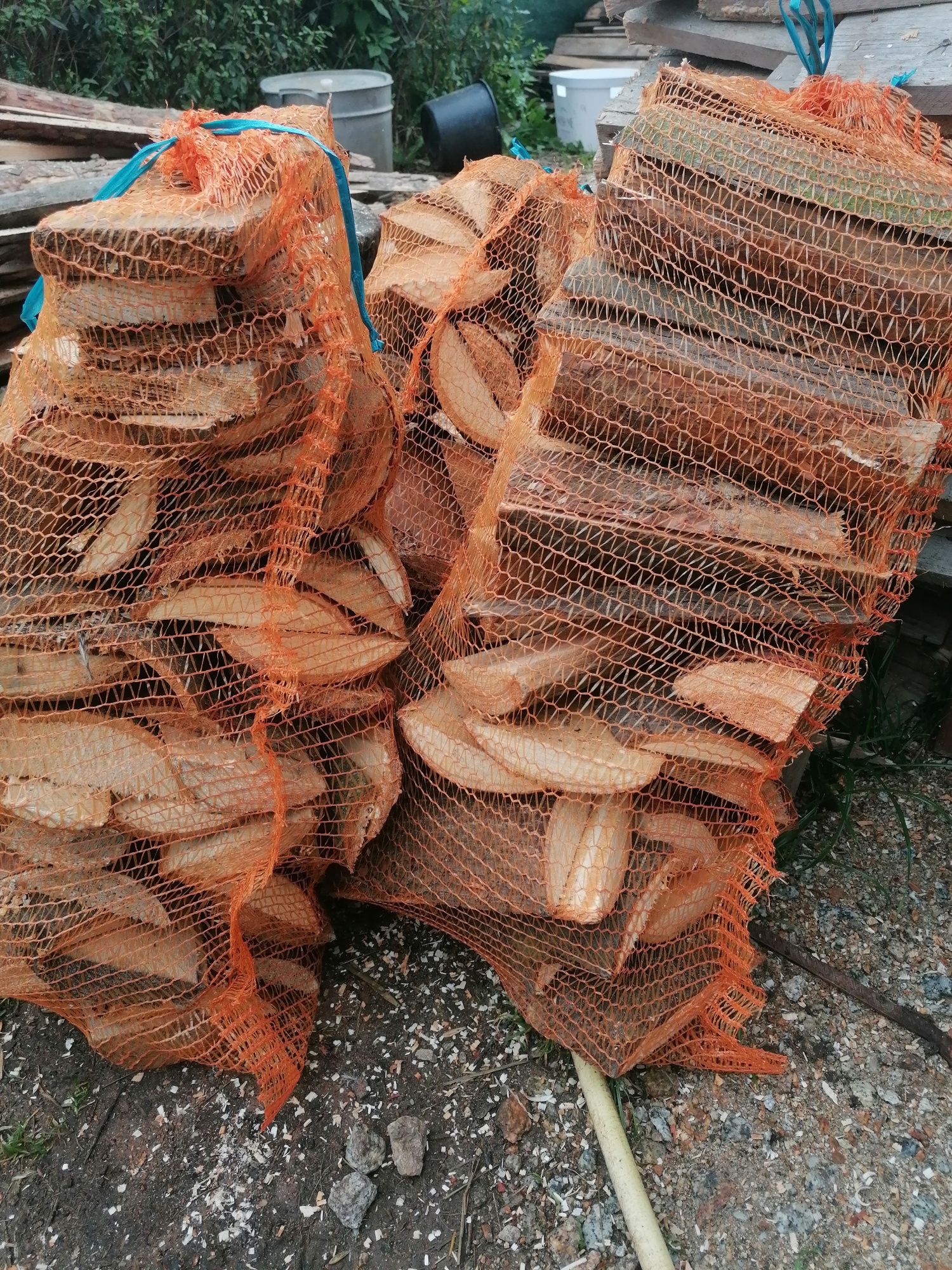 Drewno rozpałkowe oflisy tartaczne workowane