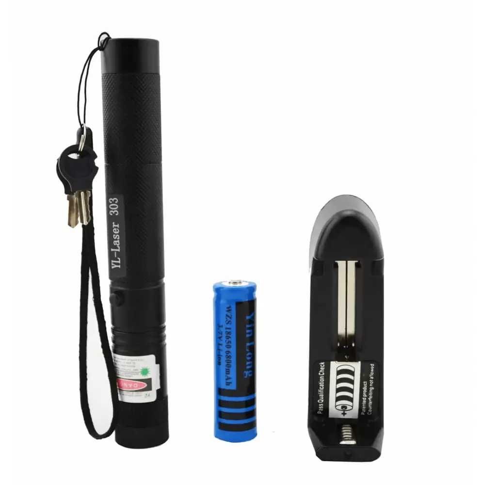 Лазерна указка зеленого кольору Laser pointer YL-303 / Діодний лазер