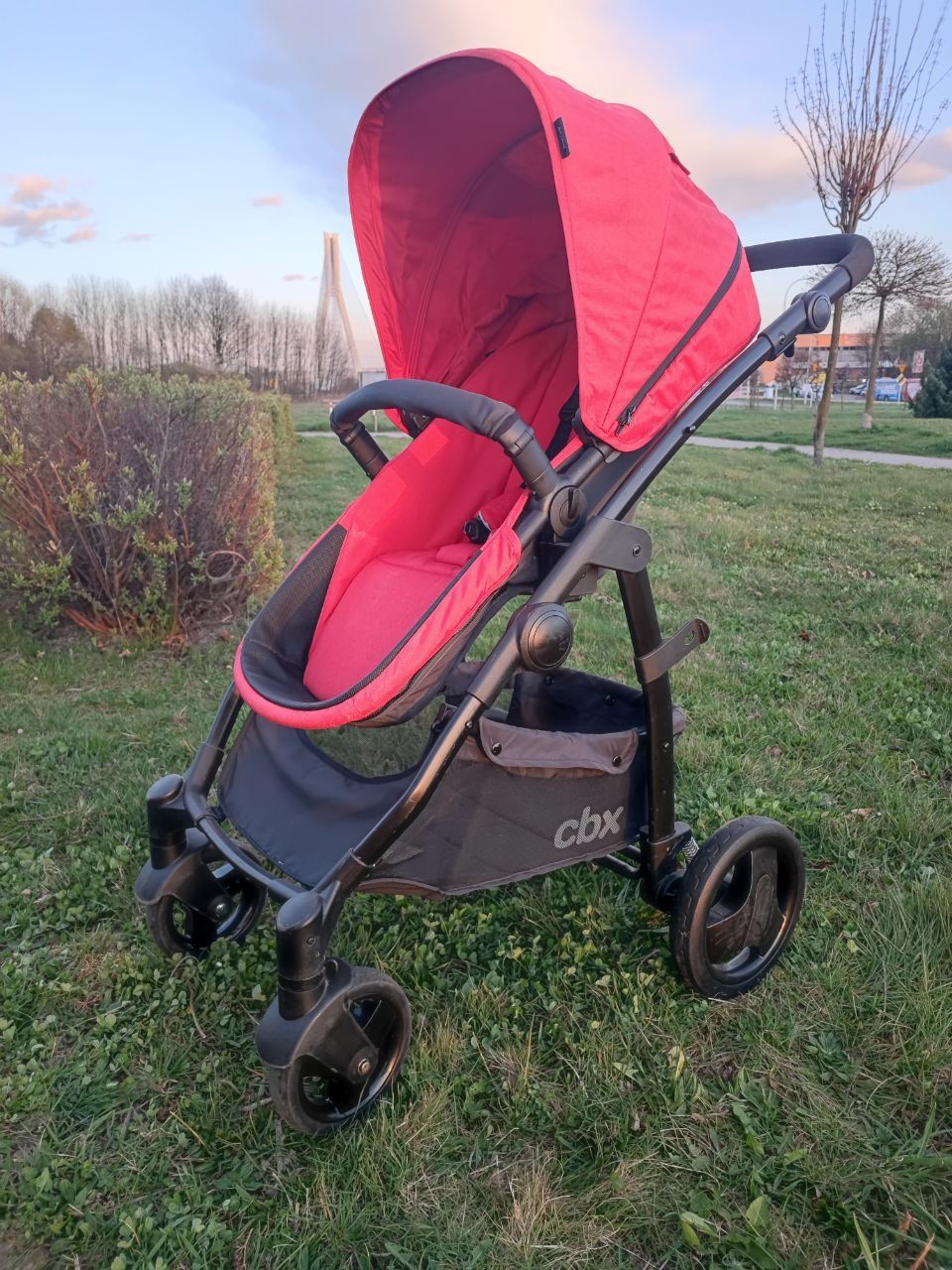 Funkcjonalny wózek Cybex Leotie Pure CBX (czerwony),