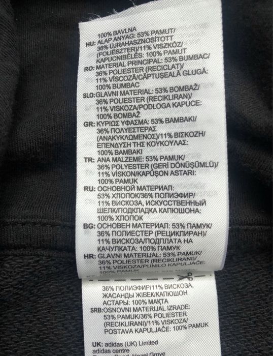 Оригинальная женская толстовка, худи, кофта Adidas