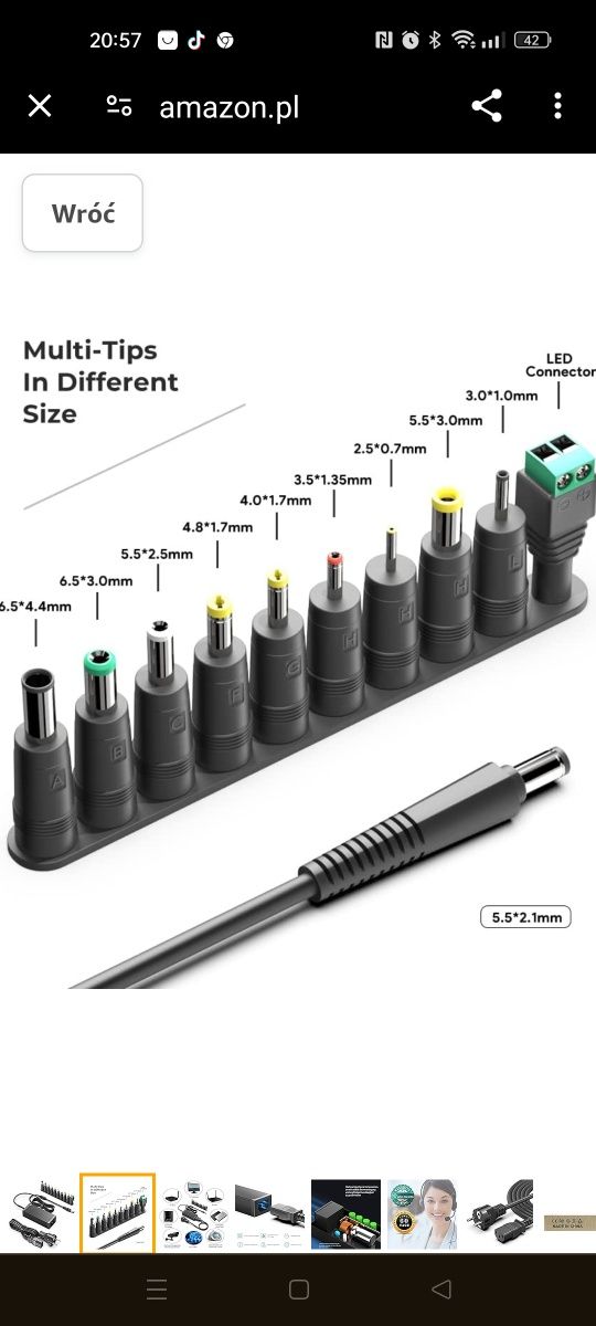 12 V uniwersalny zasilacz