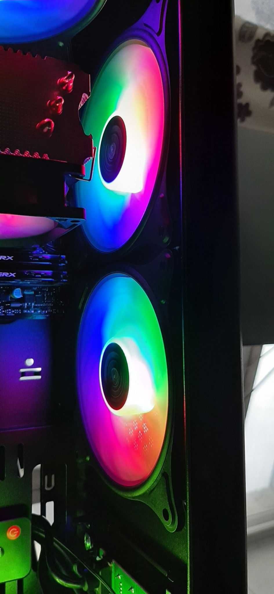 Кулер RGB подсветка для корпуса Cooling Baby 12mm Rainbow Spectrum