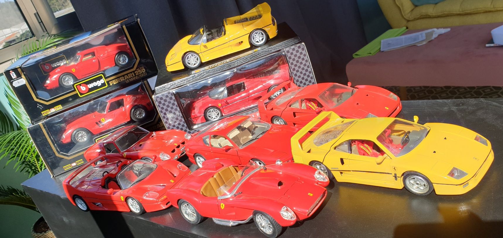 Ferrari 250 le mans e GTO + F40 ...1/18