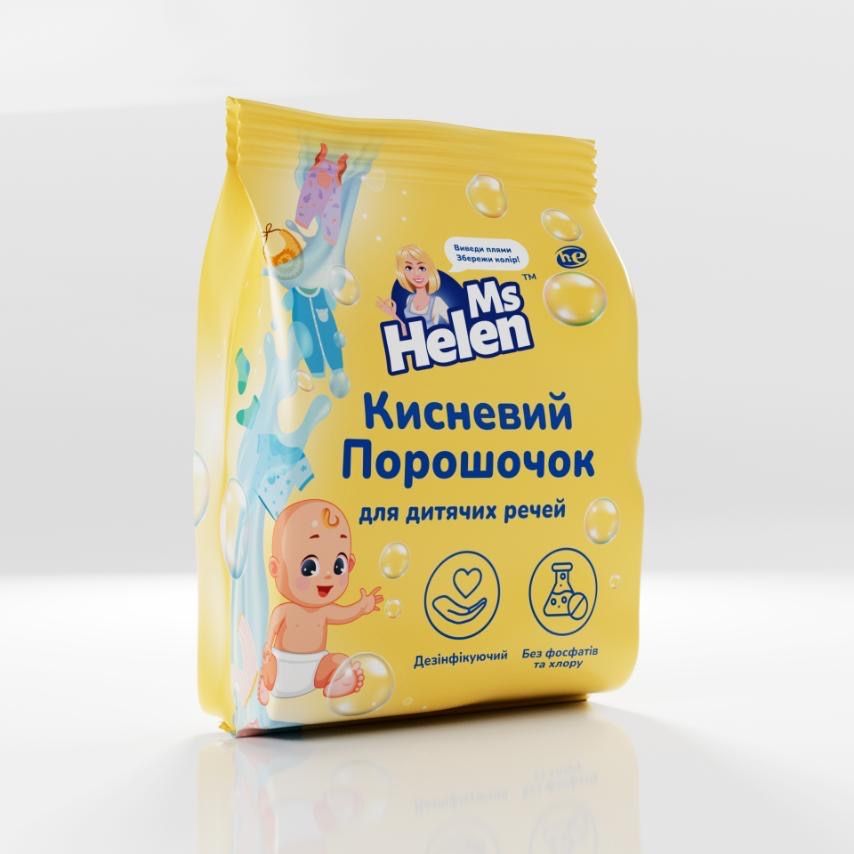 Кисневий порошок плямовивідник для дитячих речей Ms Helen 700г