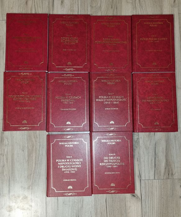 Seria 10 tomów Wielka Historia Polski