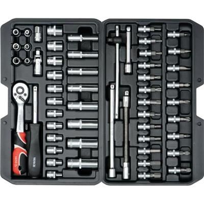 Zestaw narzędziowy 1/4" kpl 56el Yato