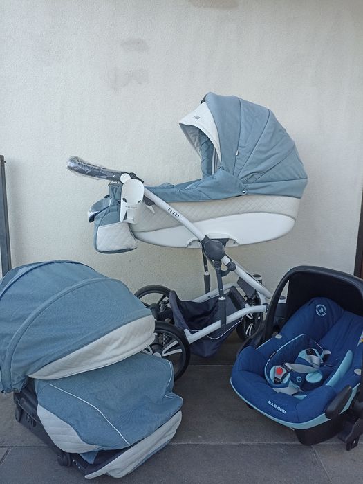 Wózek 3/1,4/1 Bebetto tito z fotelikiem maxi Cosi