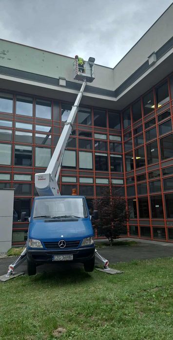 Usługa podnośnikiem koszowym Zgierz podnośnik koszowy Zwyżka podest