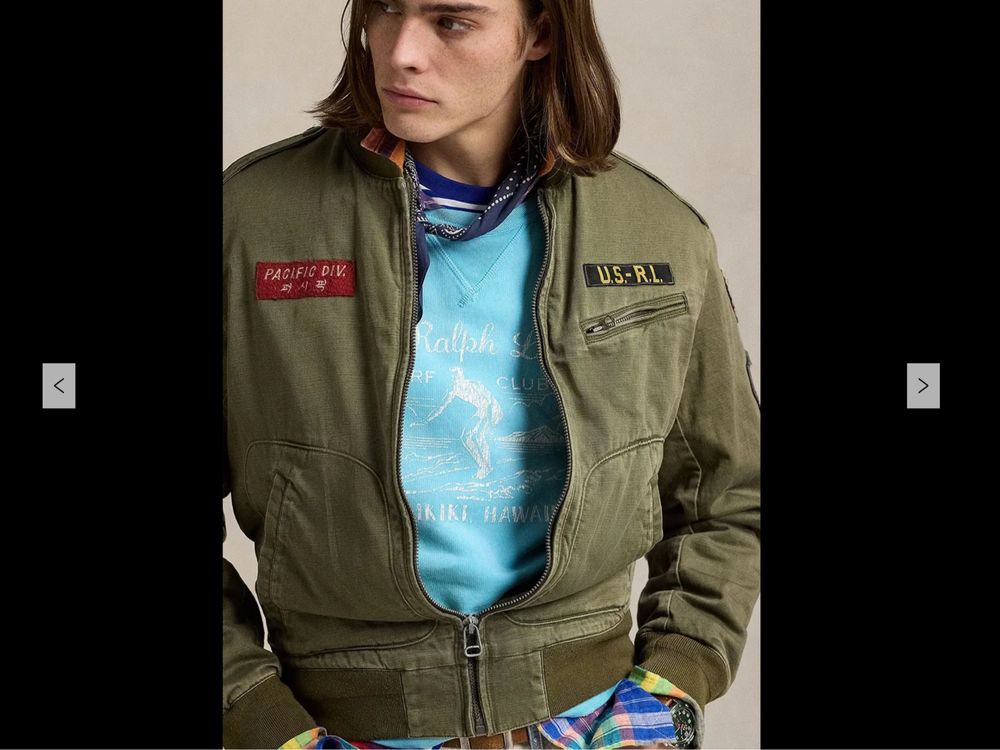 Polo Ralph Lauren Бомбер оригинал.разме( L).и (XL) модель 2025 года.