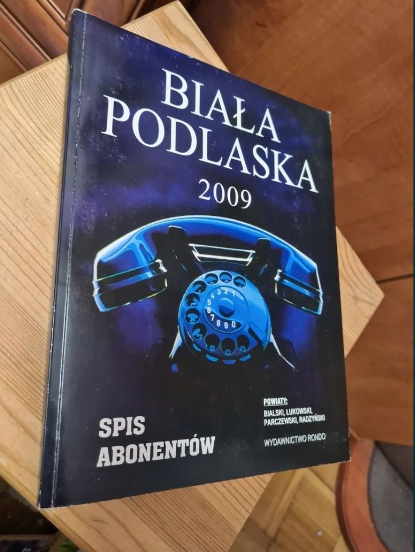 Biała Podlaska 2009 spis abonamentów książka telefoniczna ~