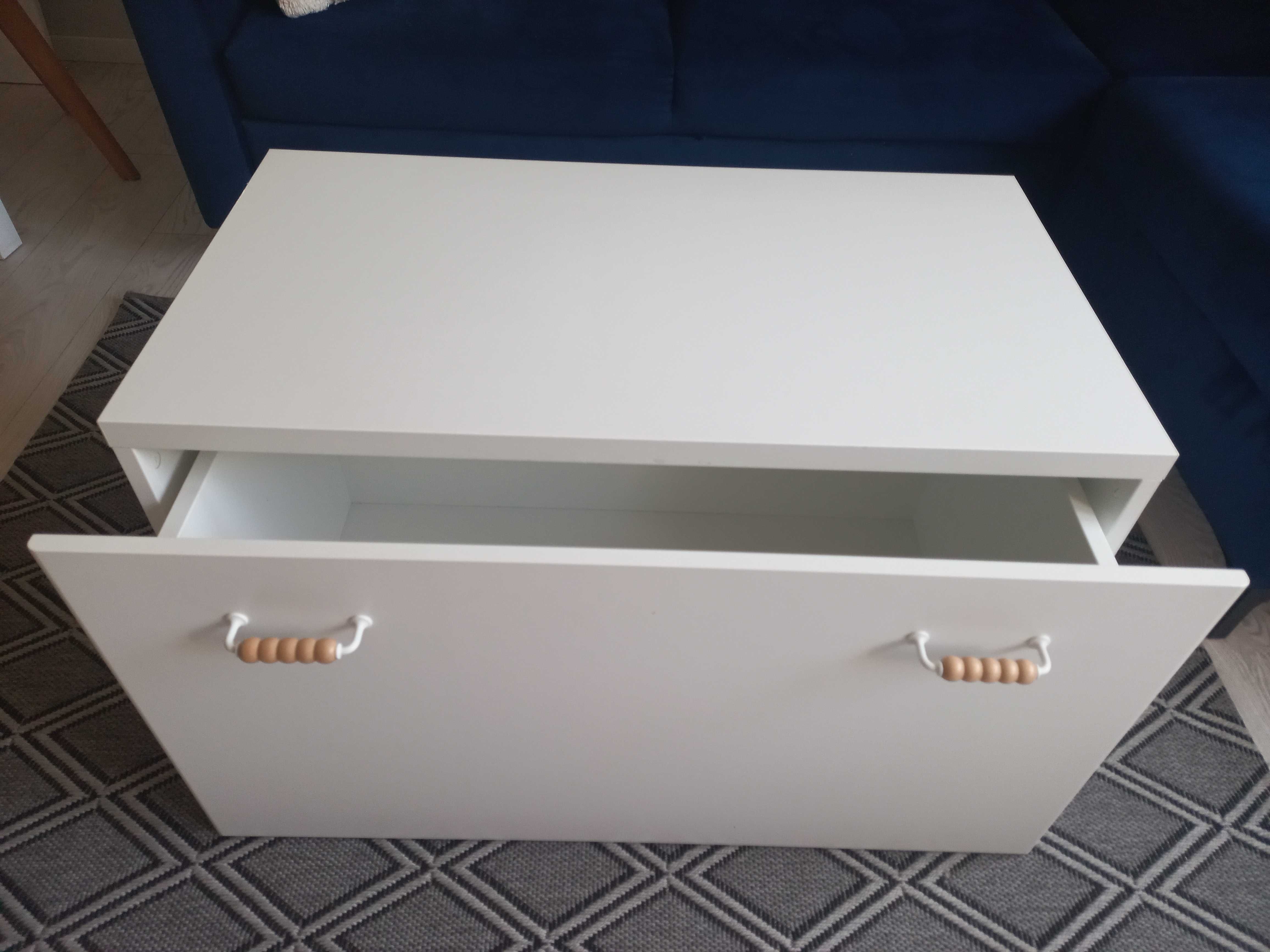 Pojemnik na zabawki z siedziskiem skrzynia Ikea
