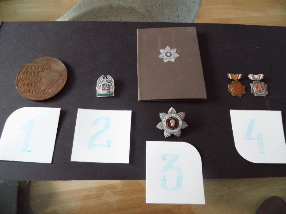 Odznaczenia, medale PRL, LWP. ORMO.