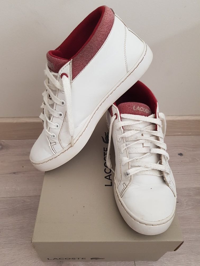 Sneakersy buty LACOSTE Straightset Chukka r.36